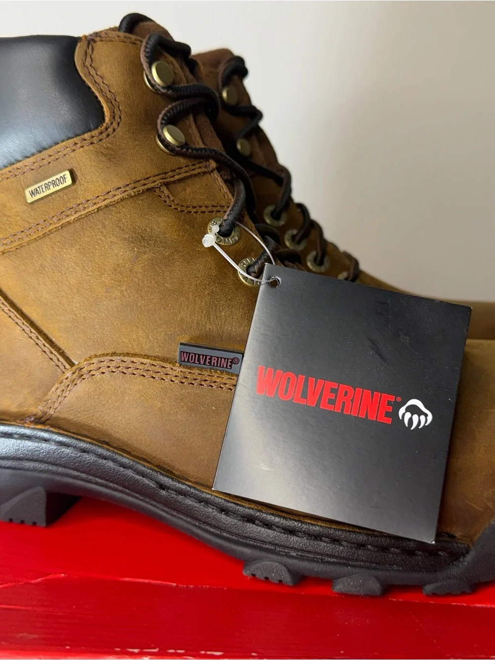 Wolverine Durbin 6” Waterproof Steel Toe Boots Men’s 10M